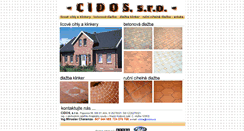 Desktop Screenshot of cidos.cz