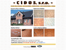 Tablet Screenshot of cidos.cz